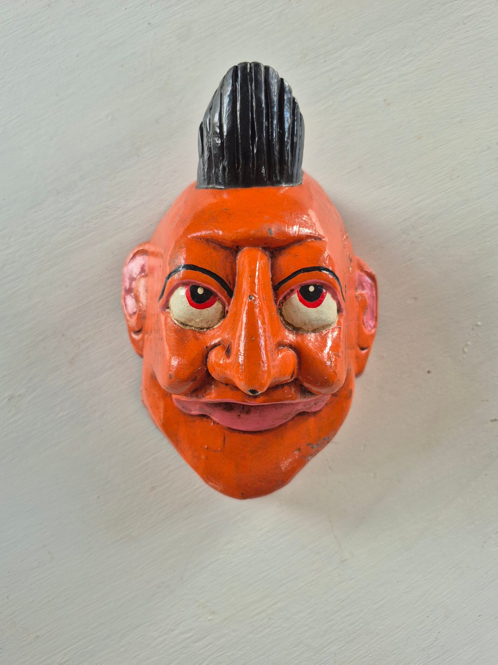 Nepalese Hand Carved Mask - Image 2