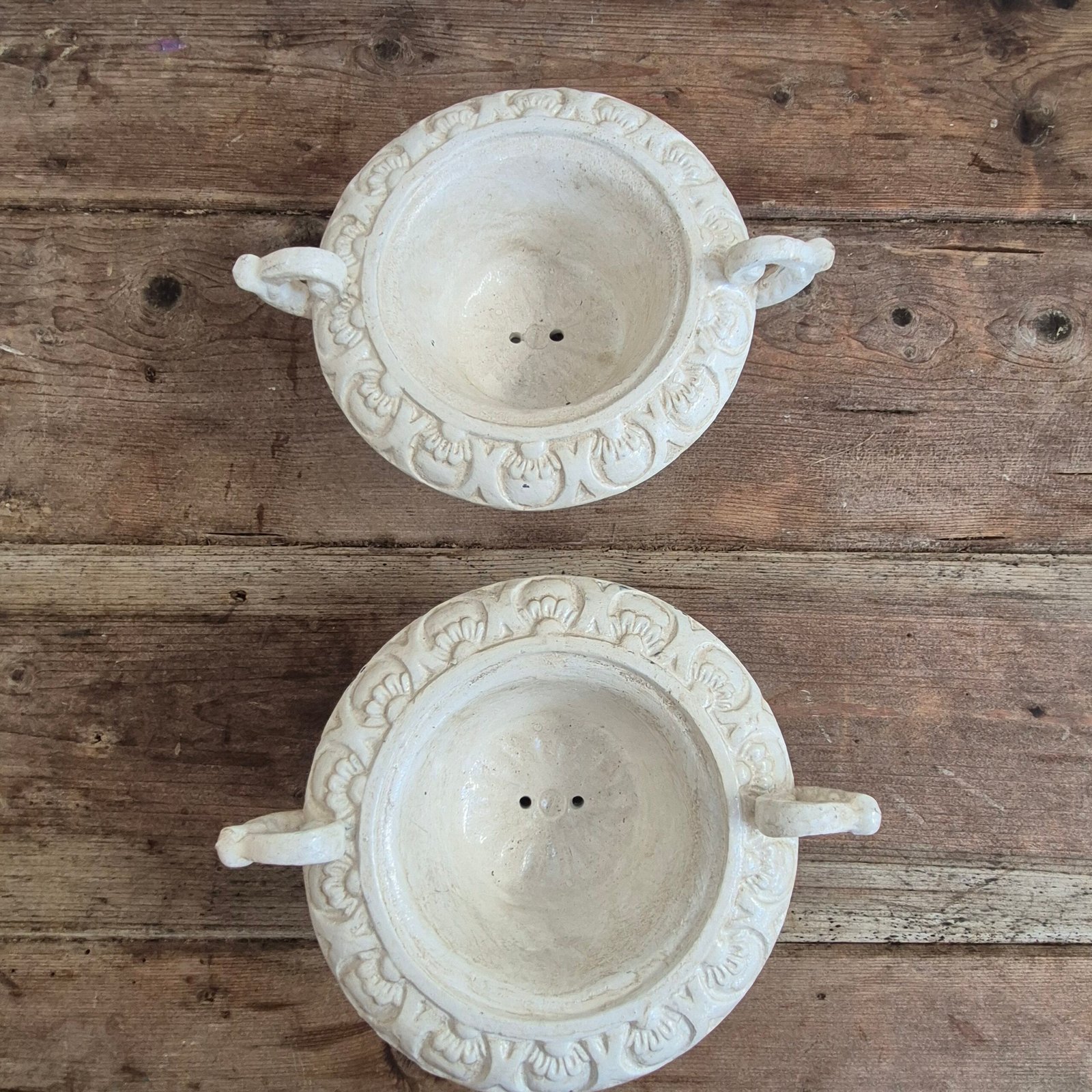 Pair of Cast Metal Urn Planters - Image 4