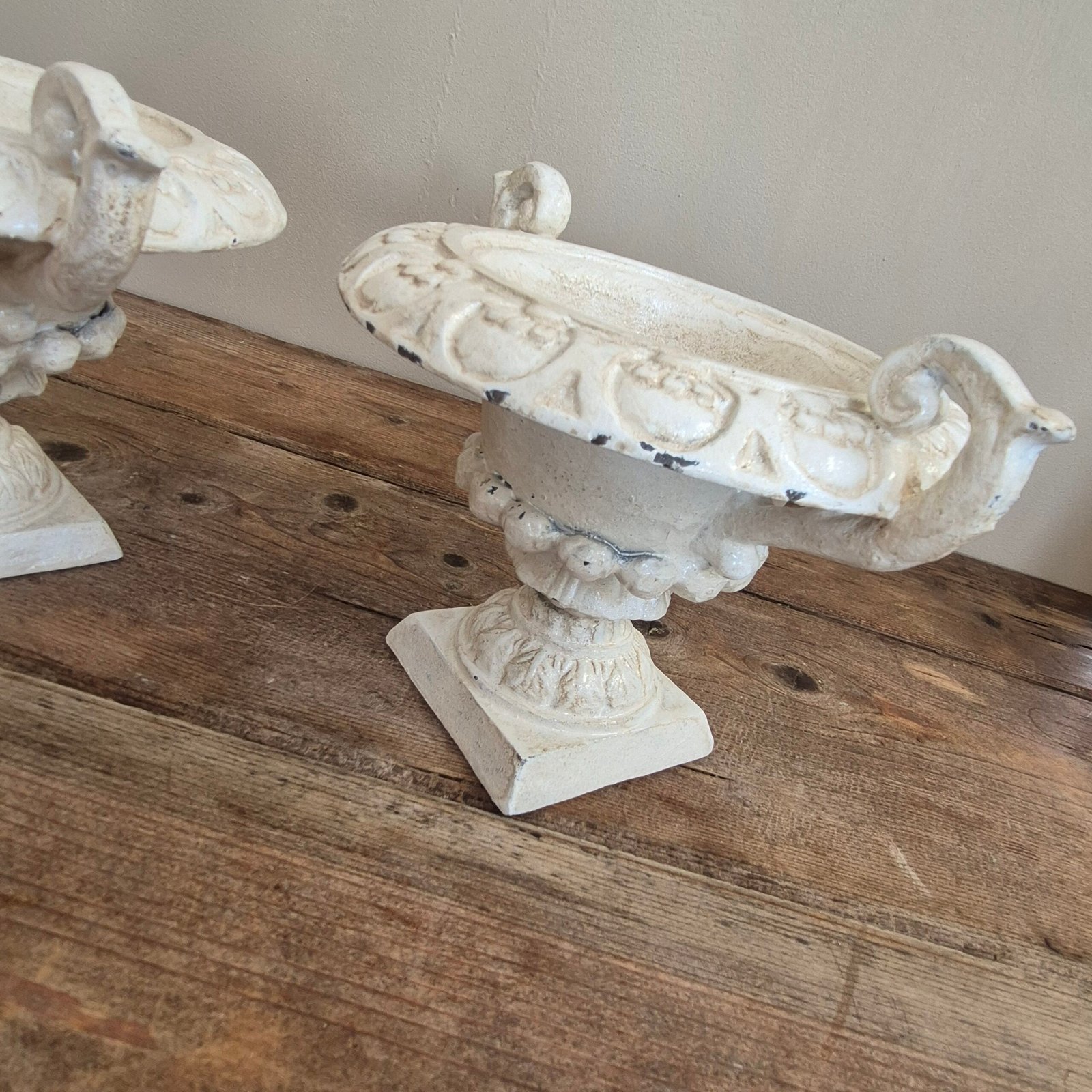 Pair of Cast Metal Urn Planters - Image 3