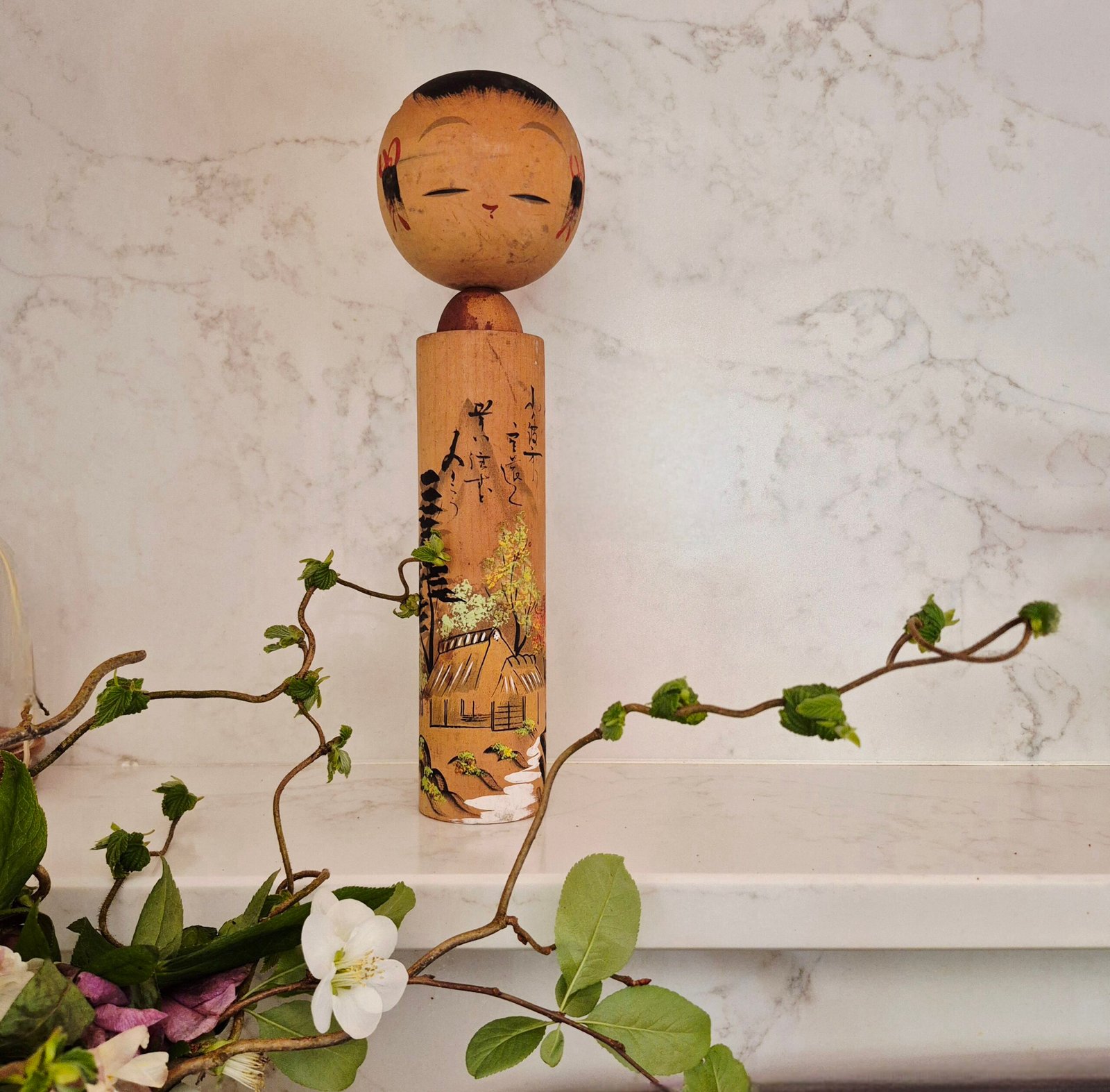 Vintage Japanese Kokeshi Doll