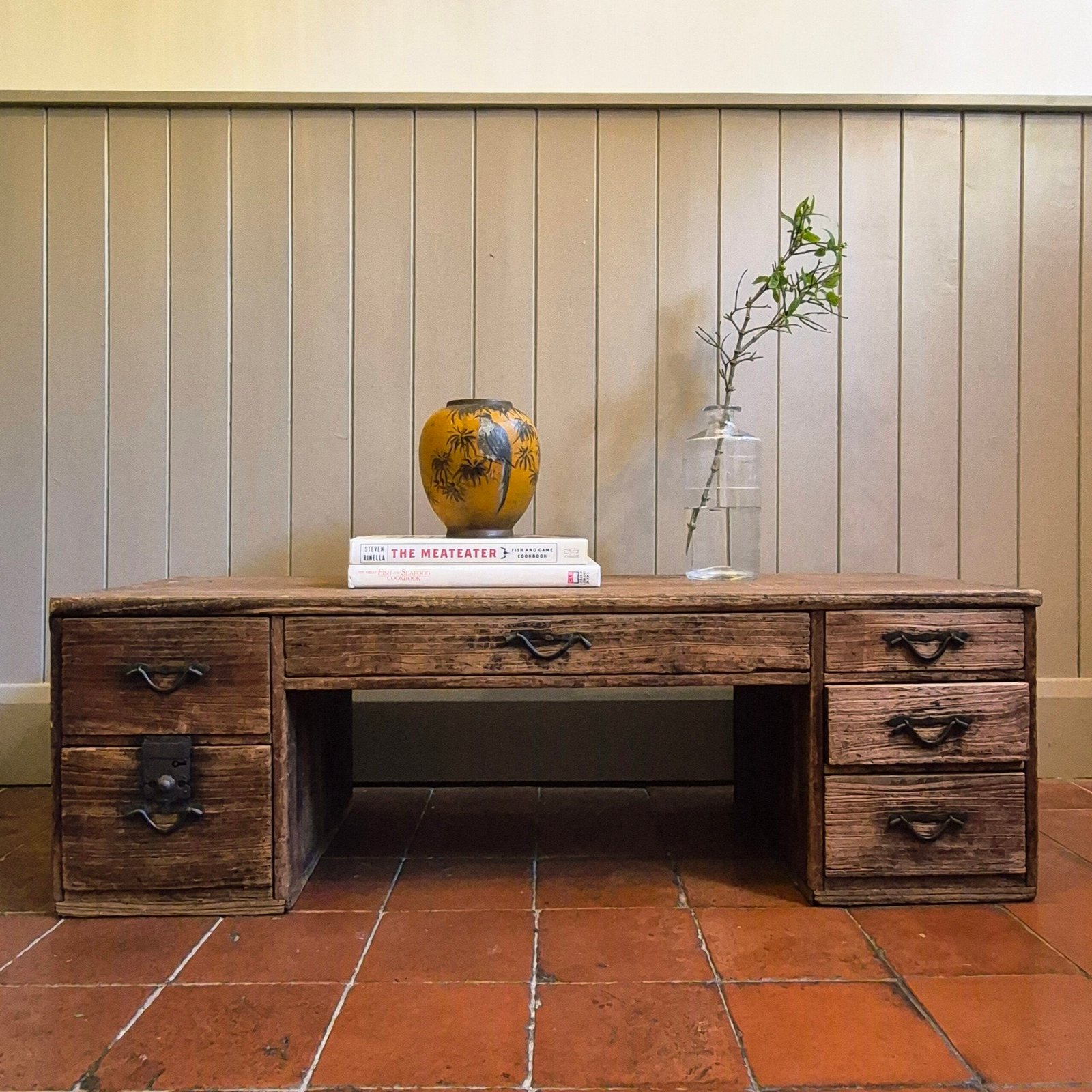 Antique Japanese Floor Desk