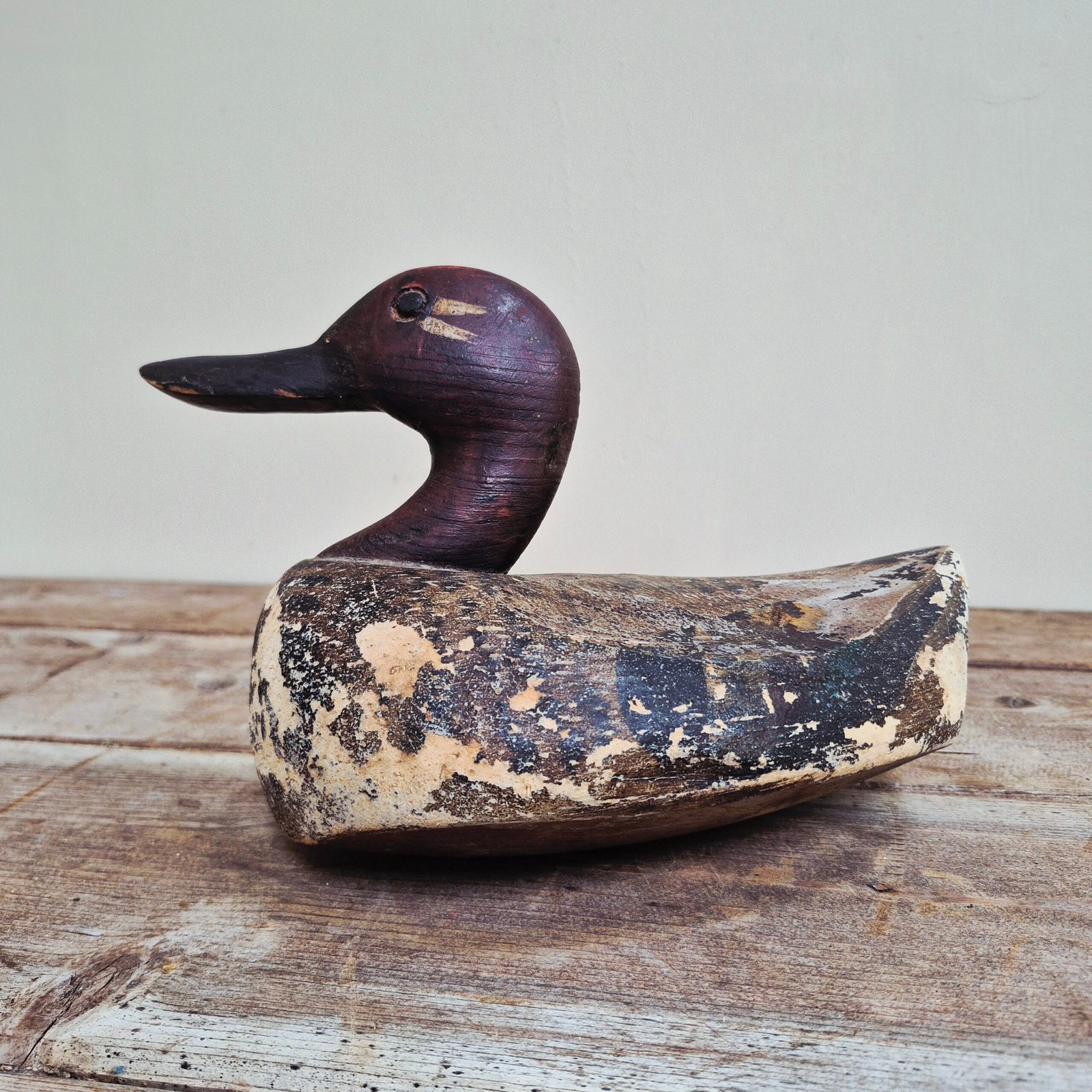 Vintage Hand Carved Decoy Duck - Image 2