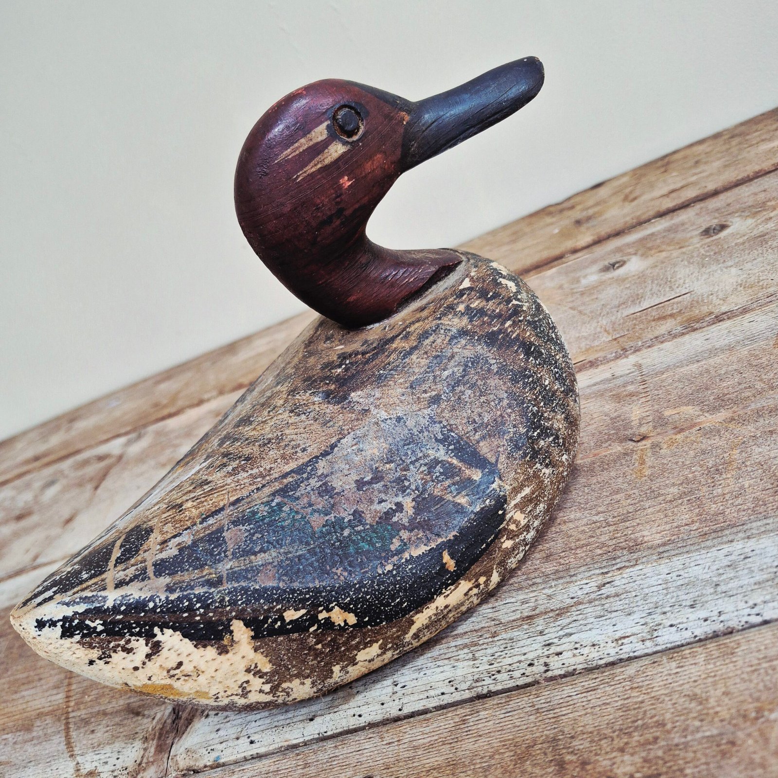 Vintage Hand Carved Decoy Duck - Image 5