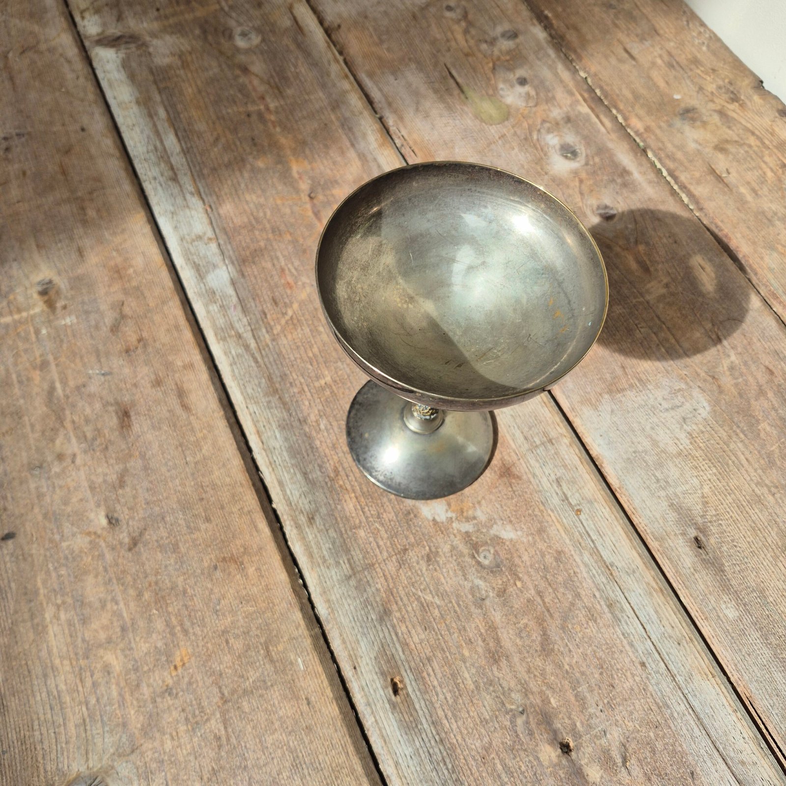 Silver-Plated Pedestal Coupe - Image 2